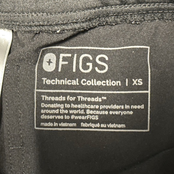 Women’s Figs Zamora Jogger Scrub Pants in Black - XSmall - Picture 3 of 5